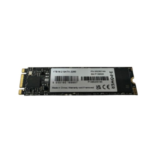 Disque 2-POWER SSD M.2 PCIe NGFF 1 To 2280 SATA (SSD6014A), Neuf