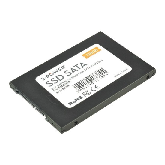 Disque 2-POWER SSD SATA 2,5" 128 Go SATA III, Neuf