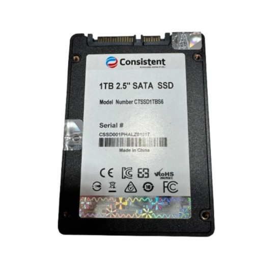 Disque SSD Consistent 2,5" SATA 1 To, Neuf