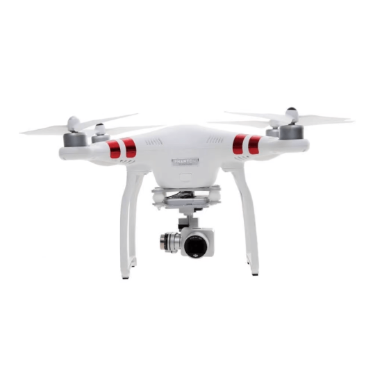 Dron intelligent DJI Phantom 3 Standard avec caméra 4K, Blanc, A+