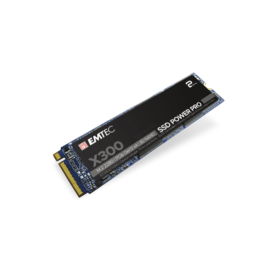 EMTEC X300 M.2 SSD Power Pro 256 Go M.2 2280 NVMe SSD PCIe Gen 3.0 x4 Power Pro 3D NAND