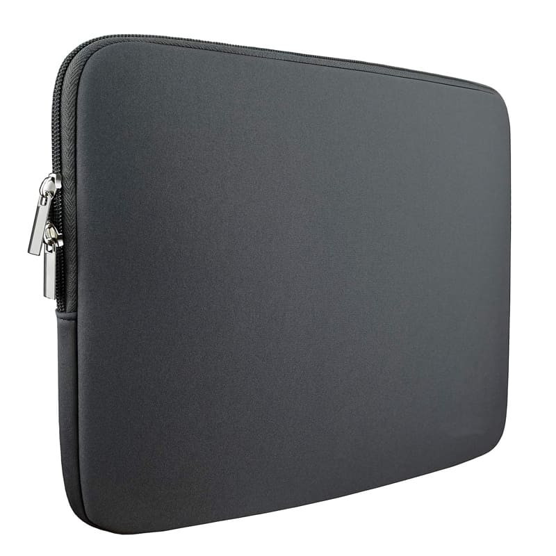Funda en néoprène grise pour ordinateurs portables de 14"