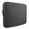 Funda en néoprène grise pour ordinateurs portables de 14"