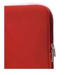 Funda en néoprène rouge pour ordinateurs portables de 12", 12,5", 13" et 13,3"