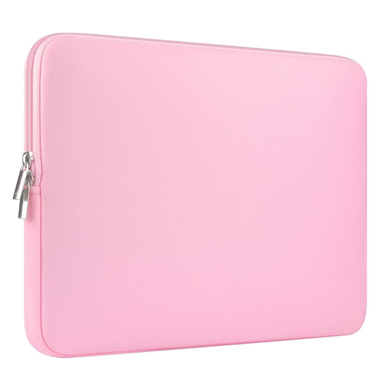 Funda en néoprène rose pour ordinateurs portables de 15" et 15,6"