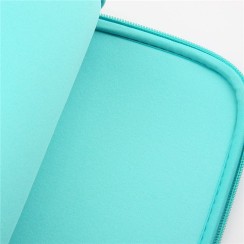Funda en néoprène turquoise pour ordinateurs portables de 12", 12,5, 13" et 13,3"
