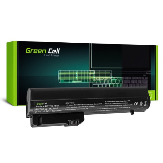 Green Cell Batterie pour HP Compaq 2510p nc2400 2530p 2540p / 11,1V 4400mAh