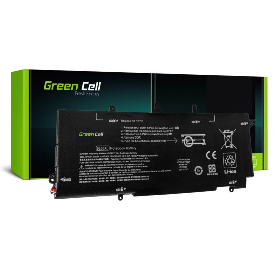 Green Cell Batterie pour HP EliteBook Folio 1040 G1 G2 / 11.1V 3100mAh