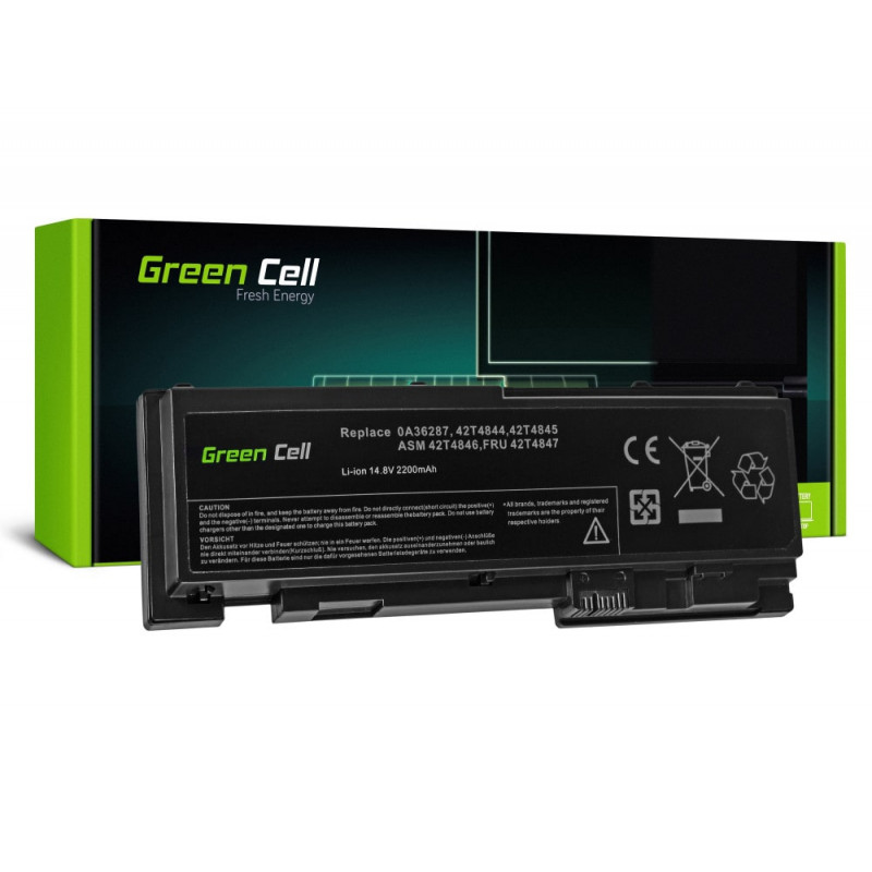 Green Cell Batterie pour Lenovo ThinkPad T420s T420si / 14.4V 2200mAh