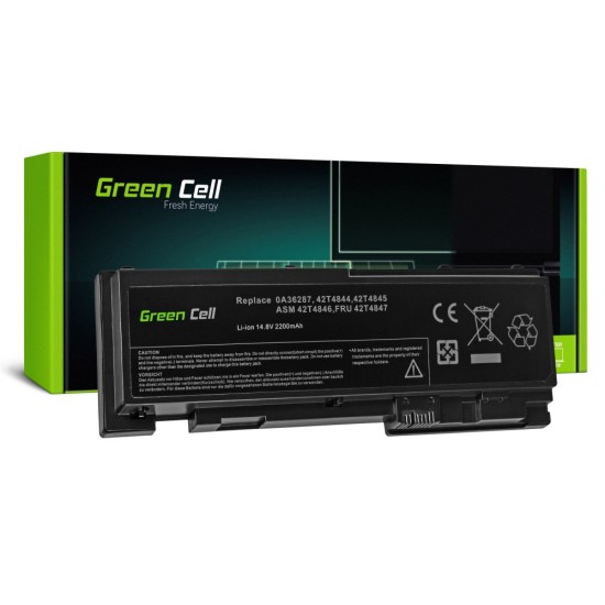Green Cell Batterie pour Lenovo ThinkPad T420s T420si / 14.4V 2200mAh