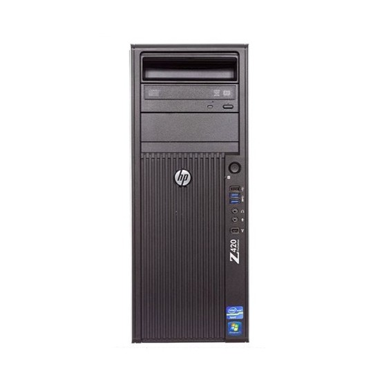 HP Station de travail Z420 Xeon E5, 16 Go de RAM, SSD 256 Go, A+