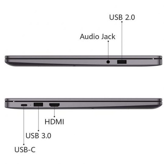 Huawei MateBook D14 14" i5 8 Go SSD 512 Go Full HD A+