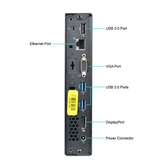 Lenovo ThinkCentre M92p Tiny i5, 4 Go, HDD 320 Go, WiFi A+