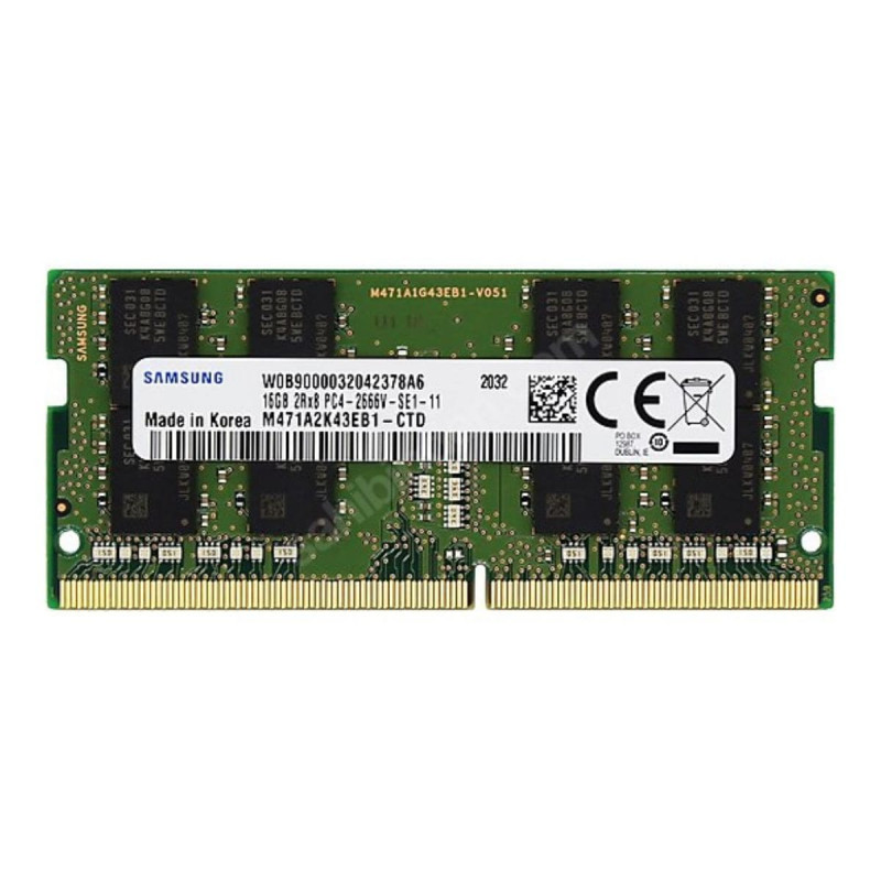 Memoria RAM Samsung 16 Go DDR4 PC4 SODIMM 1,2 V 2666 MHz (M471A2K43CB1-CTD), A+