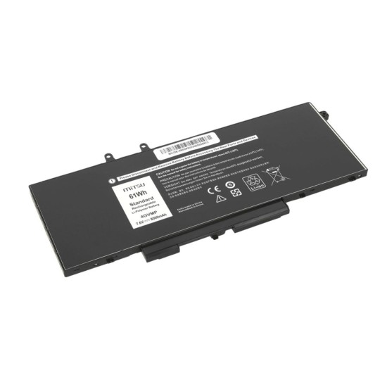 Mitsu Batterie pour Dell Latitude 12 (5285), 12 (5289), 5290 (4800 mAh) 7.6V