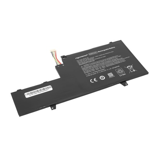 Mitsu Batterie pour Dell XPS 13 9360 7,6 V (7,4 V) 6100 mAh (46 Wh)