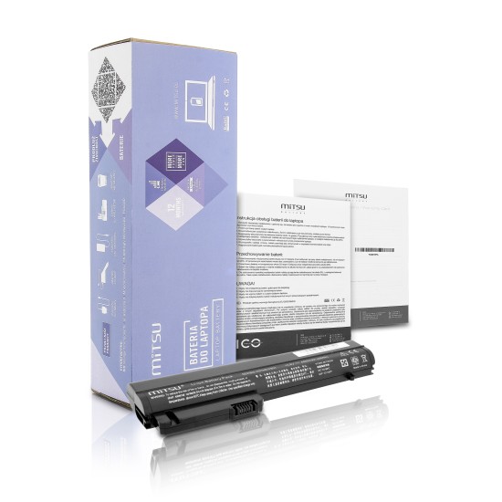Mitsu Batterie pour HP 2400, 2510p, nc2400 / 10.8V (11.1V) 4400 mAh