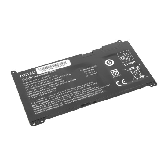 Mitsu Batterie pour HP 450 G4, 470 G4 / 11.4V 3500 mAh