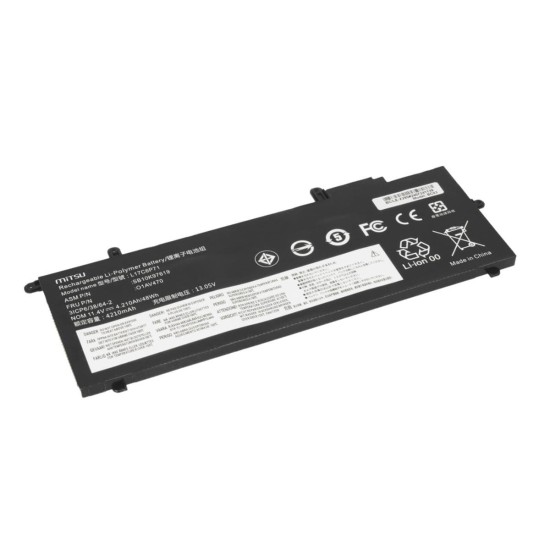 Mitsu Batterie pour Lenovo ThinkPad A285, X280 (4210 mAh) 11.4V