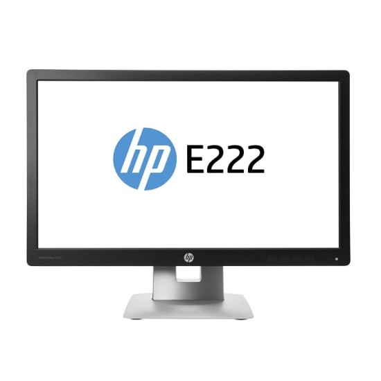Moniteur HP EliteDisplay E222 21.5" Full HD A+ en Argent et Noir