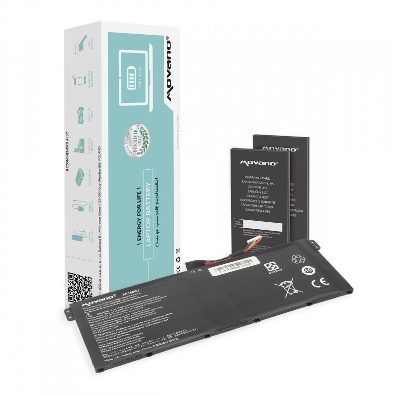Movano Batterie pour Acer Aspire 3 A314, A315 / 7.4V (7.6V) 4800 mAh