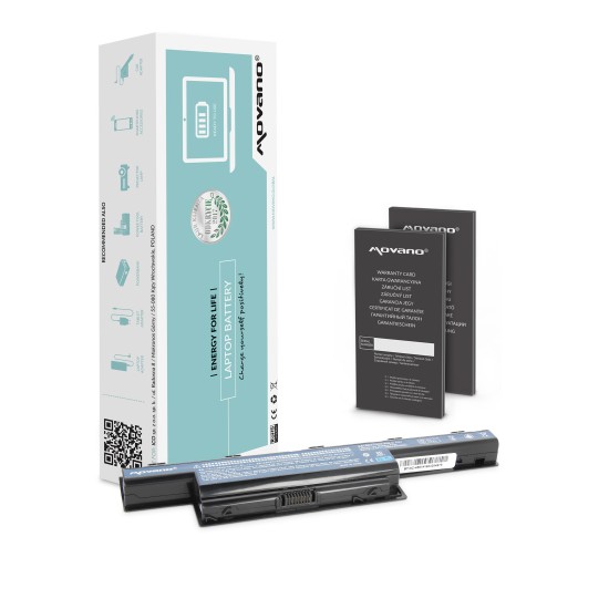 Movano Batterie pour Acer Aspire 4551, 4741, 5741 / 10.8V (11.1V) 4400 mAh