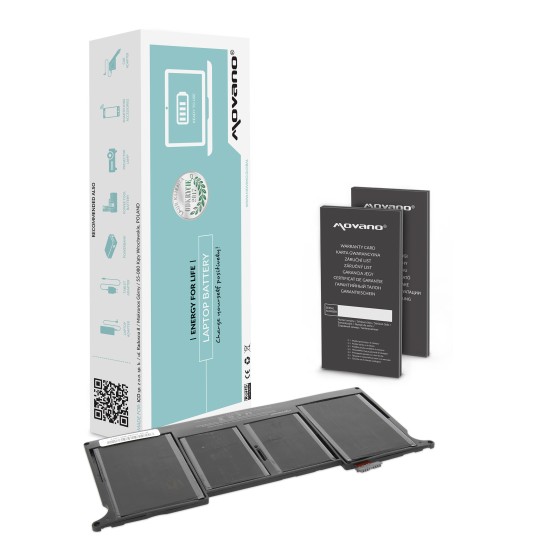 Movano Batterie pour Apple MacBook Air 11" - A1370 / 7.3V 5200 mAh