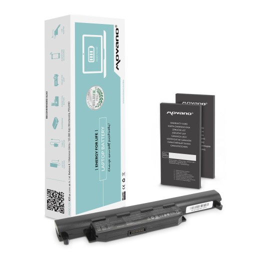 Movano Batterie pour Asus A55, K45, K55 / 10.8V (11.1V) 4400 mAh