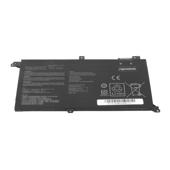 Movano Batterie pour Asus Vivobook S14 S430 X430U K430 / 11.52V 3653 mAh