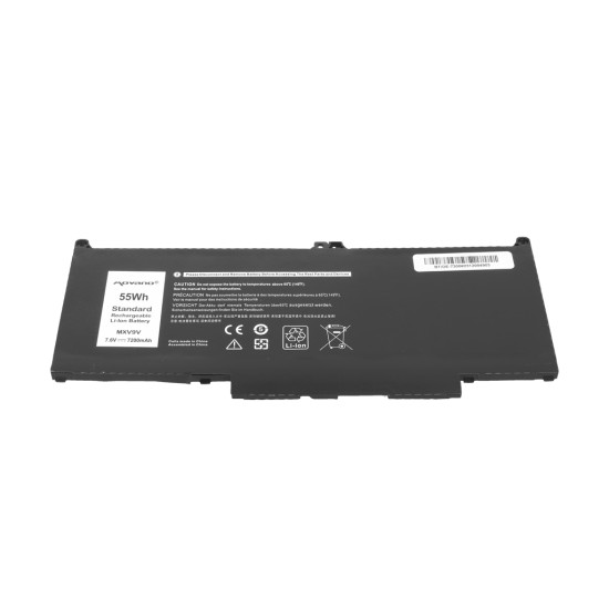 Movano Batterie pour Dell Latitude 5300, 5310, 7300 (7200 mAh) 7.6V