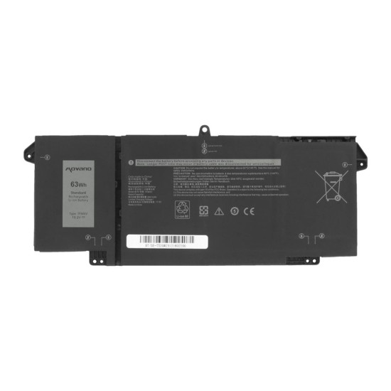 Movano Batterie pour Dell Latitude 5320, 7320, 7520 (4144 mAh) 15.2V