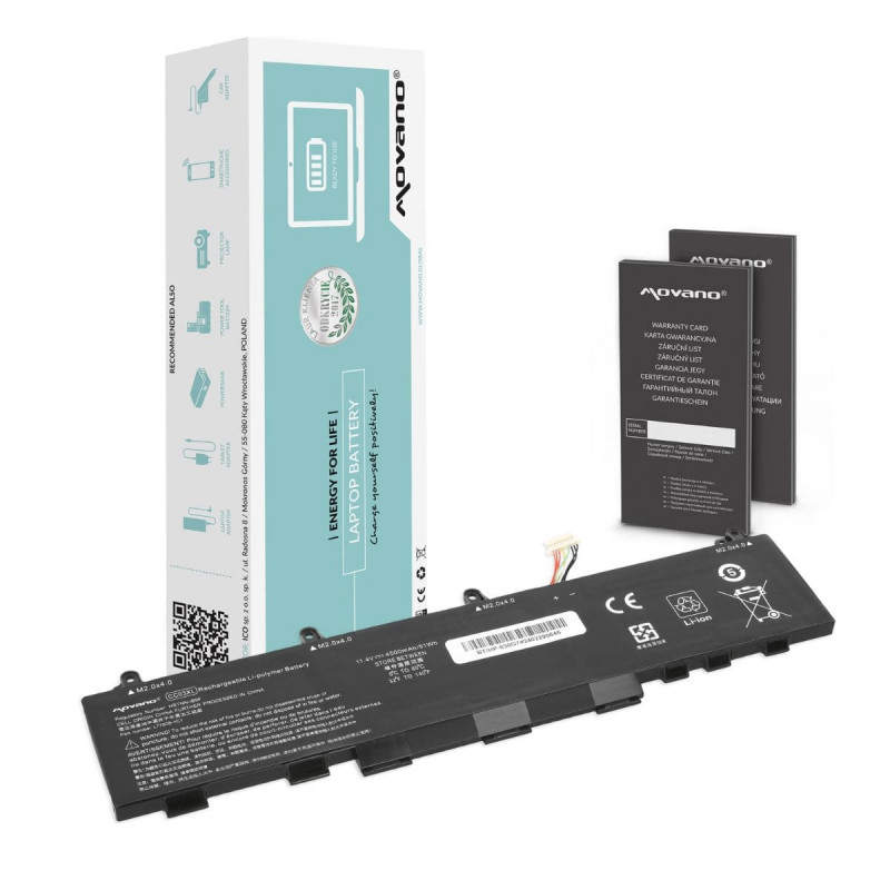 Batterie Movano HP EliteBook 830 840 845 ProBook ZBook | 15,4V 4500mAh