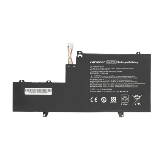 Batterie Movano HP EliteBook x360 1030 G2 | 11.55V 4700mAh