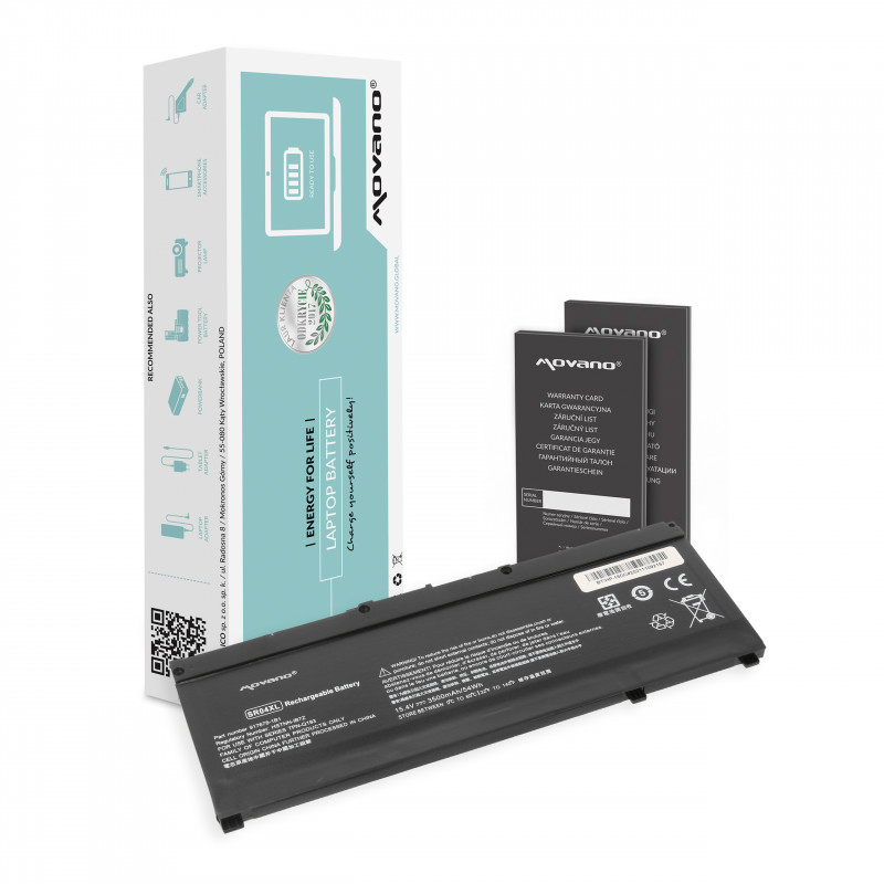 Movano Batterie pour HP Omen 15-DC / 15.4V 3500 mAh