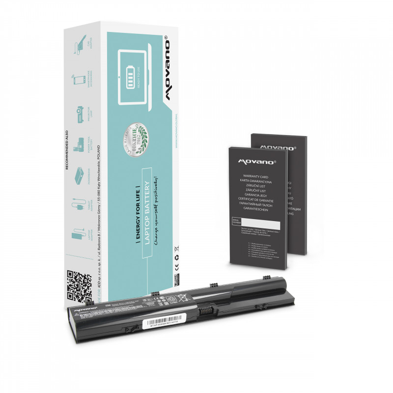 Movano Batterie pour HP ProBook 4330s, 4530s (4400mAh) / 10.8V (11.1V) 4400 mAh