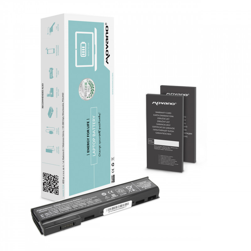 Movano Batterie pour HP ProBook 640 G0, G1 / 10.8V (11.1V) 4400 mAh