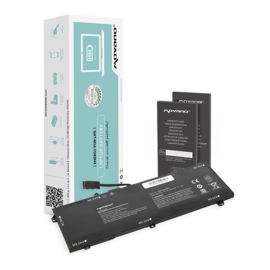 Batterie Movano pour HP ZBook Studio G3 / 15.2V 3400 mAh