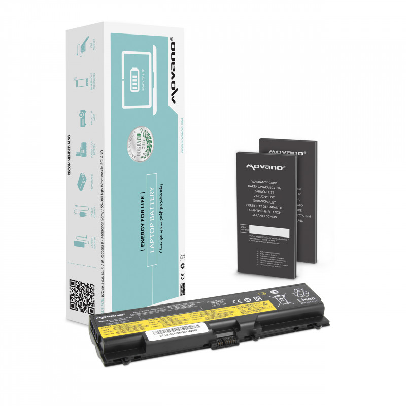 Movano Batterie pour Lenovo E40, E50, SL410, SL510 / 10,8V (11,1V) 4400 mAh