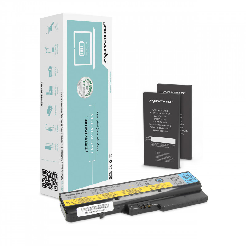 Batterie Movano pour Lenovo IdeaPad G460, G560 / 11.1V (10.8V) 4400 mAh