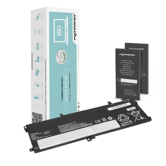 Movano Batterie pour Lenovo ThinkPad T590, P15s, T15 / 11.52V 4870 mAh