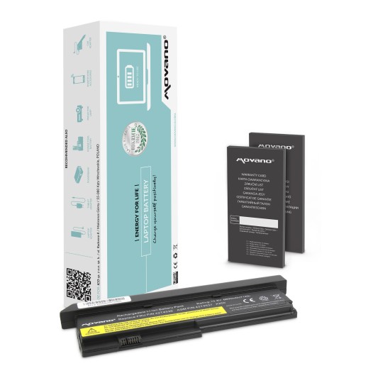 Movano Batterie pour Lenovo X200 (6600mAh) / 10.8V (11.1V) 6600 mAh
