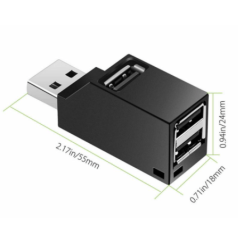 Multiplicateur HUB USB 3.0 mini portable 3 ports USB