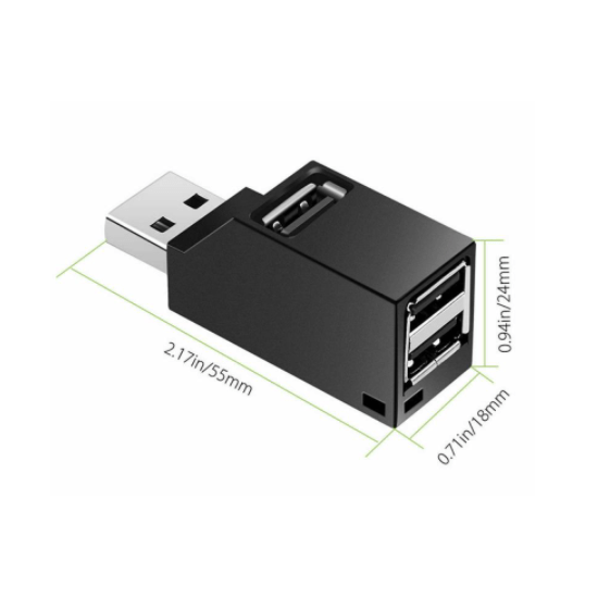 Multiplicateur HUB USB 3.0 mini portable 3 ports USB