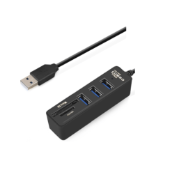 Multiplicateur HUB USB 3.0 et lecteur Micro SD et SD (HC)