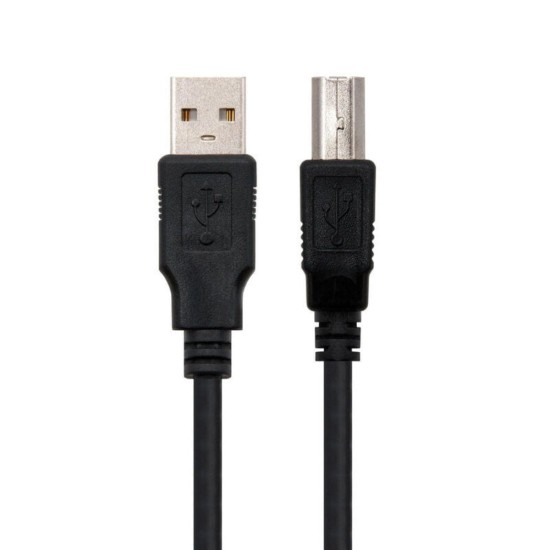 Nanocable Câble d’imprimante USB-A 2.0 mâle vers USB-B mâle 1.80m
