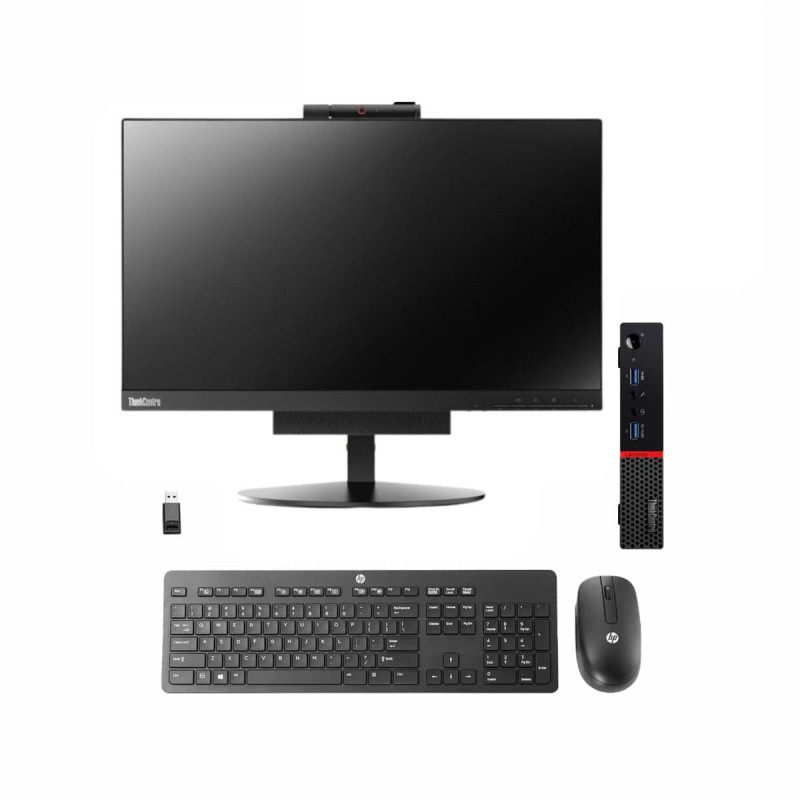 Pack Lenovo AIO Tiny i7 + Moniteur 21,5" + Clavier HP
