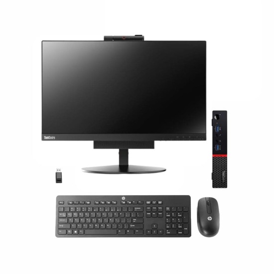 Pack Lenovo AIO Tiny i7 + Moniteur 21,5" + Clavier HP