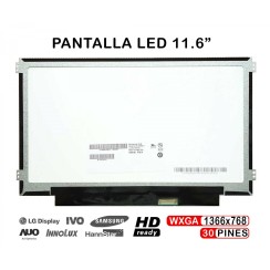 PANTALLA LED DE 11.6" POUR PORTABLE B116XTN02.1 N116BGE-EA2 B116XTN01.0