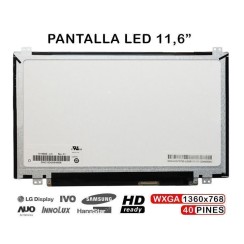 PANEL LED DE 11,6" POUR PORTABLE N116BGE-L41 N116BGE-L42 B116XW03 V.2