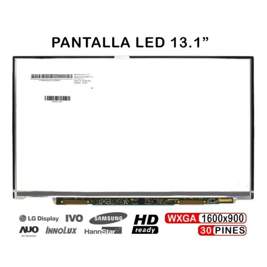 PANTALLA LED DE 13.1" POUR PORTABLE SONY VAIO VPC-Z SERIES B131RW02 V.0